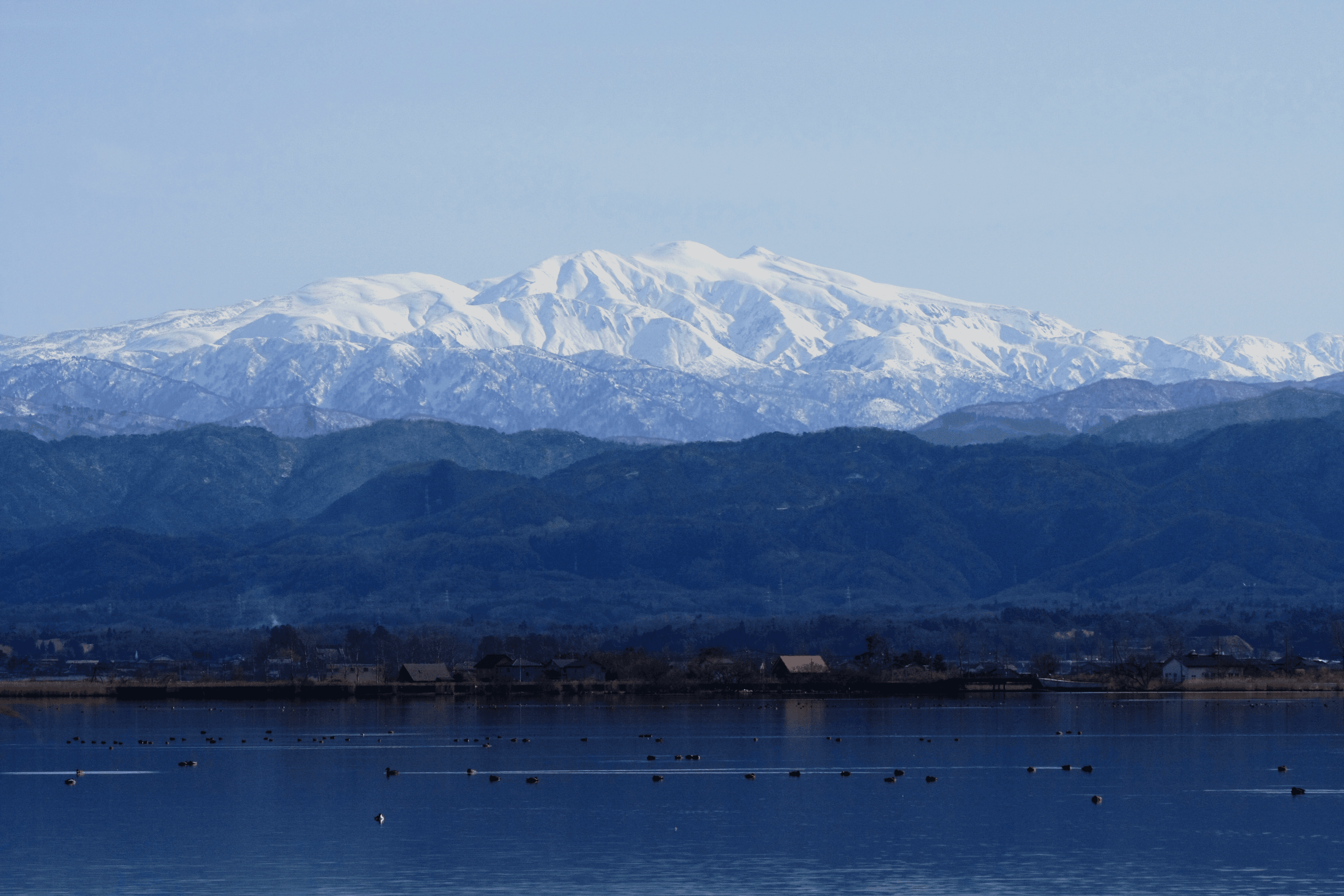 柴山潟と白山