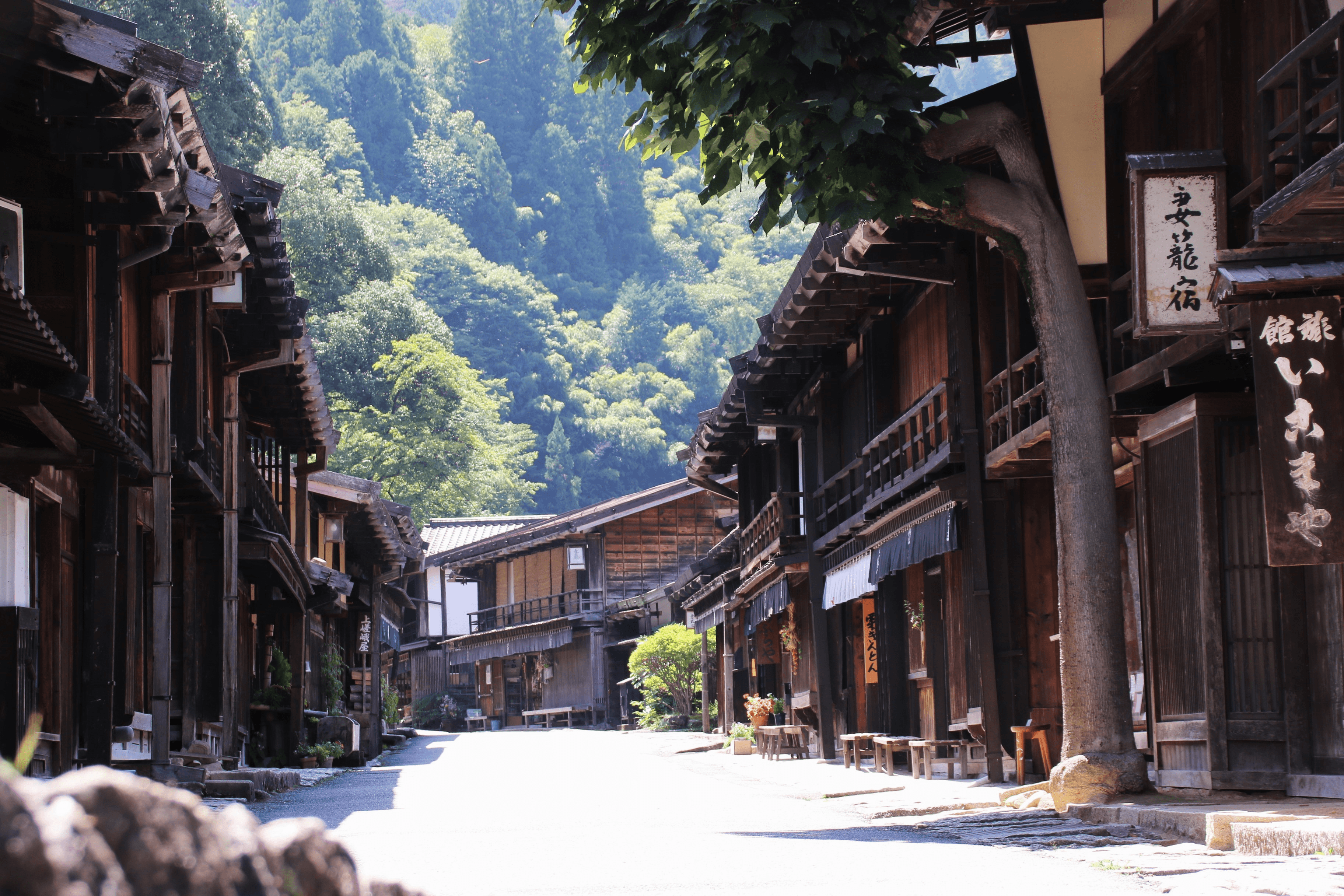 寺下の町並み